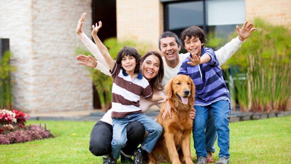 Happy Family because they figure out the best way to treat your house for fleas