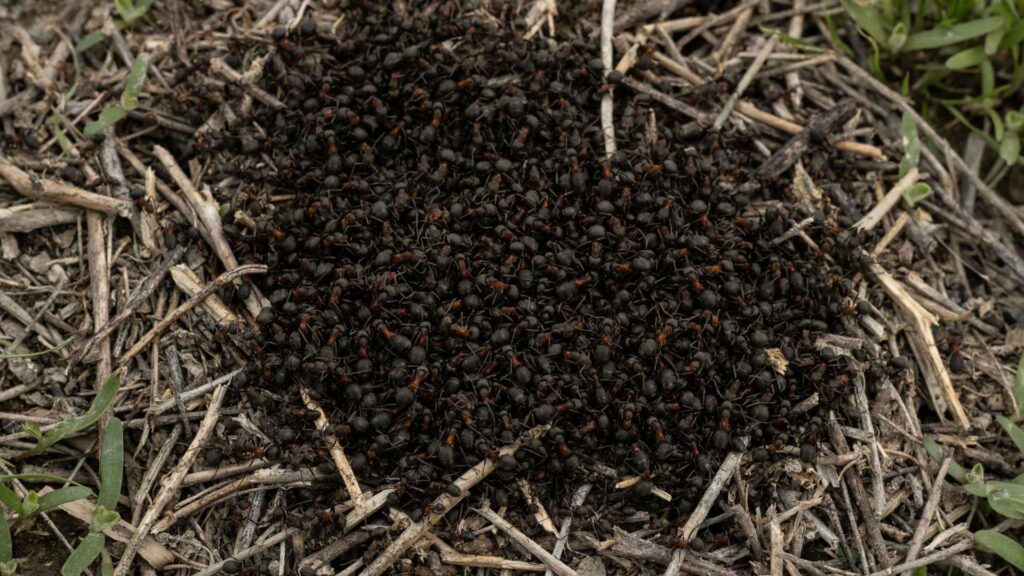 black ant colony and How to Get Rid of Ant Colonies in Yard