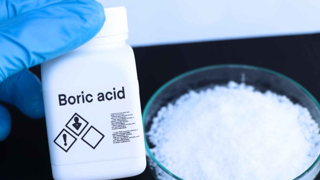 boric acid as a pest control agent