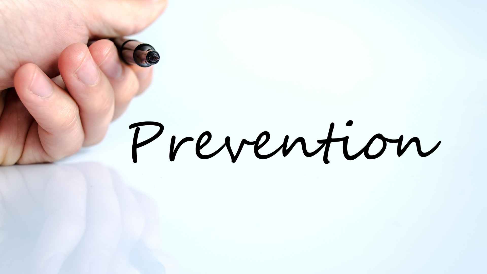 prevention writen with a marker to illustrate our preventive measures in our termite control service process