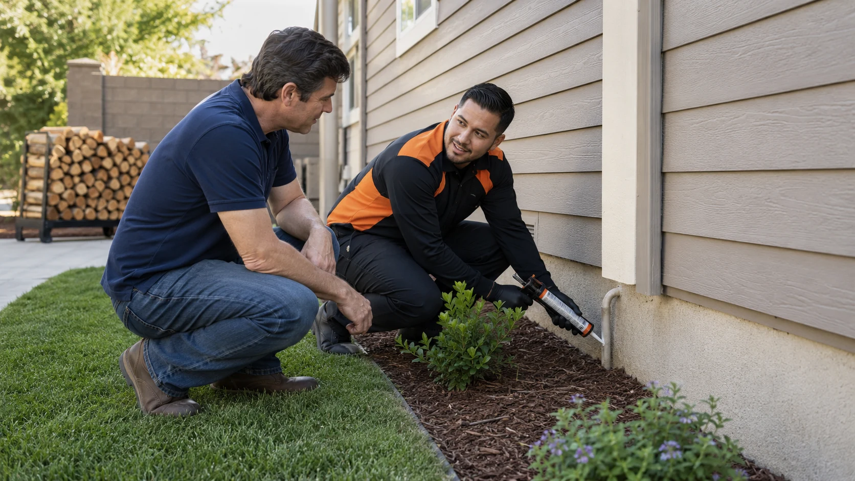 Termite prevention at home foundation in Glendora