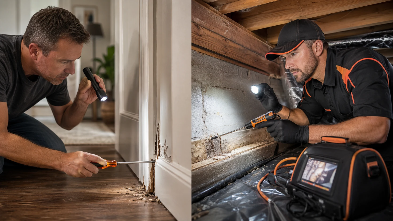DIY termite check vs professional inspection in Glendora